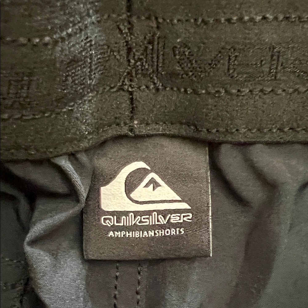 Quiksilver Boys Amphibian Shorts Size 7 Black New With Tags - Picture 6 of 9